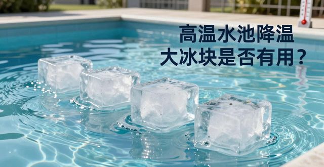 孝感高温水池降温大冰块,到底管不管用?